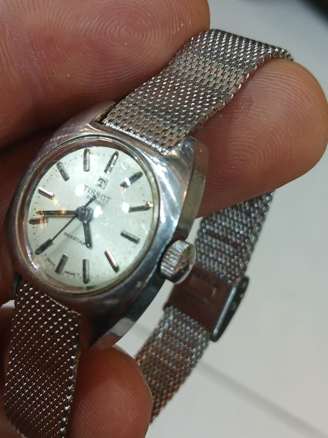 70s 빈티지 swiss 티쏘 씨스타 기계식 (수동)  여성시계 상품이미지3