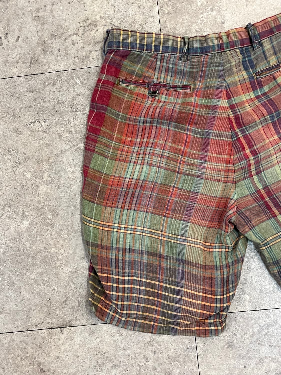 폴로 랄프로렌 체크 하프 팬츠 34 #csz3801 상품이미지7