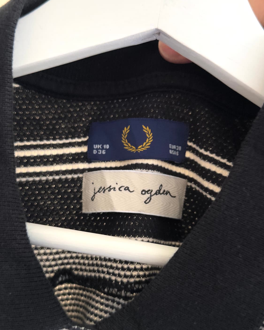 [FRED PERRY]stripe drawstring polo shirt 상품이미지8