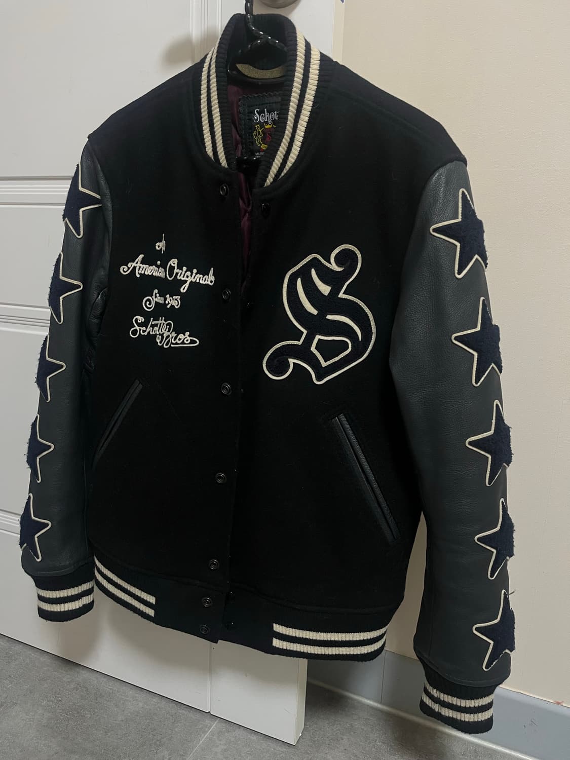 Schott 100주년 바시티 자켓 상품이미지3