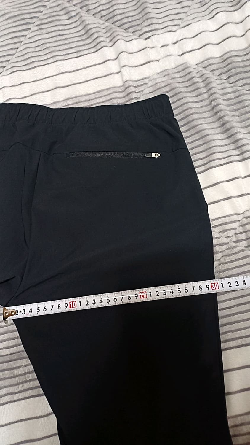 르꼬끄 슬림 밴딩블랙팬츠 31인치 기장97 상품이미지8