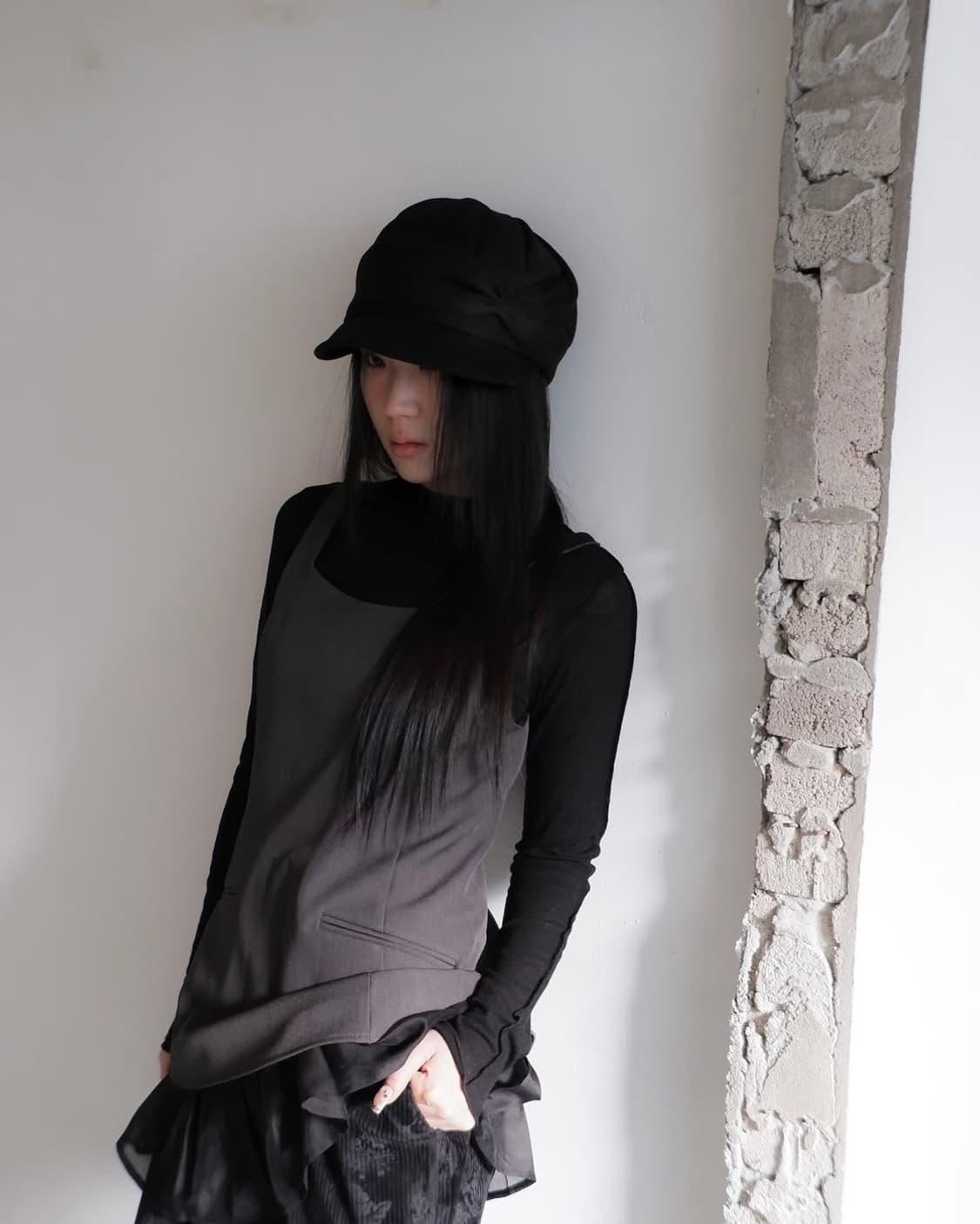 비센사이(비삼샵) 셔링 밴드 햇 모자 상품이미지1