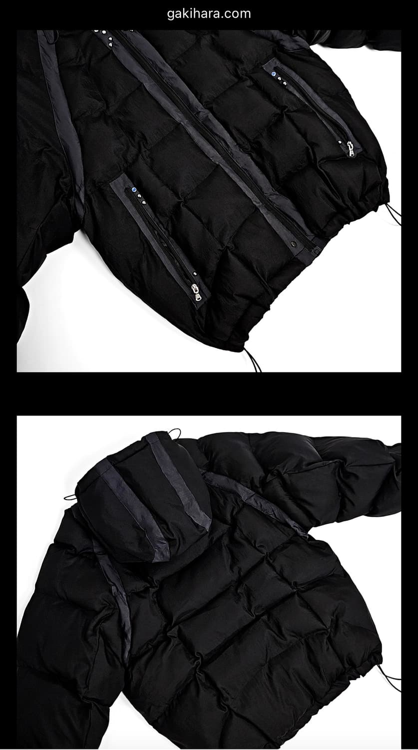 가키하라 파카 패딩 블랙 상품이미지4