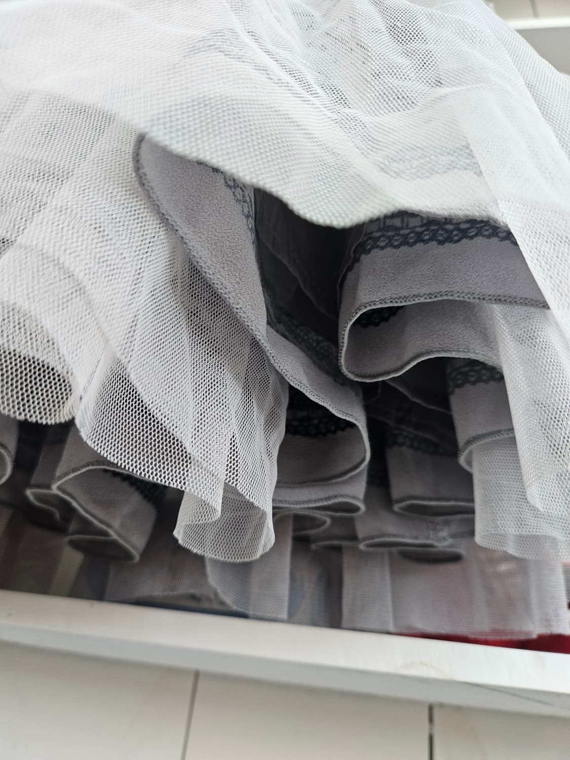 (Axes Femme) 레이스 튤 레이어드 스커트 상품이미지8