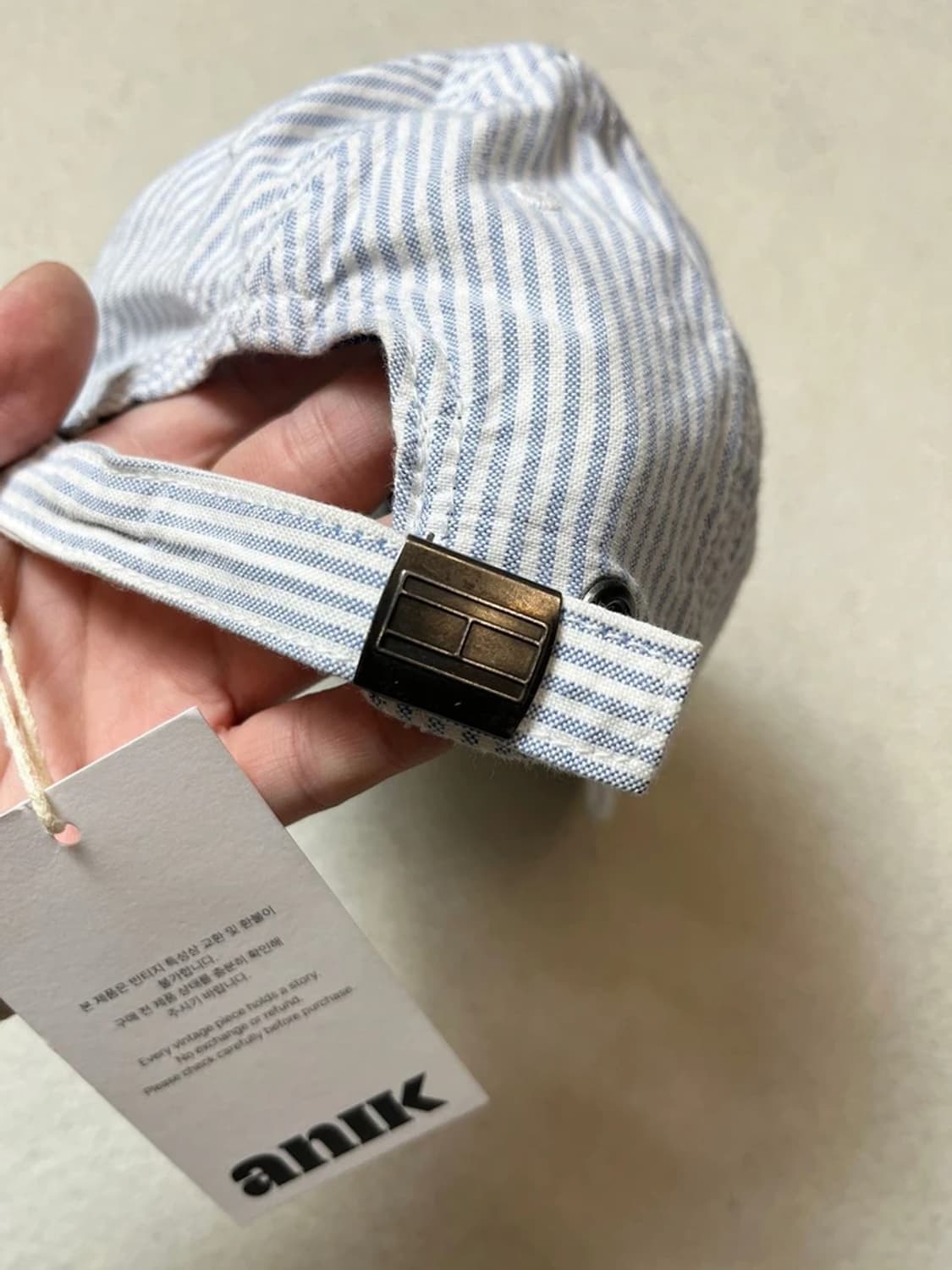 타미힐피거 스트라이프 볼캡 Q1225 상품이미지5