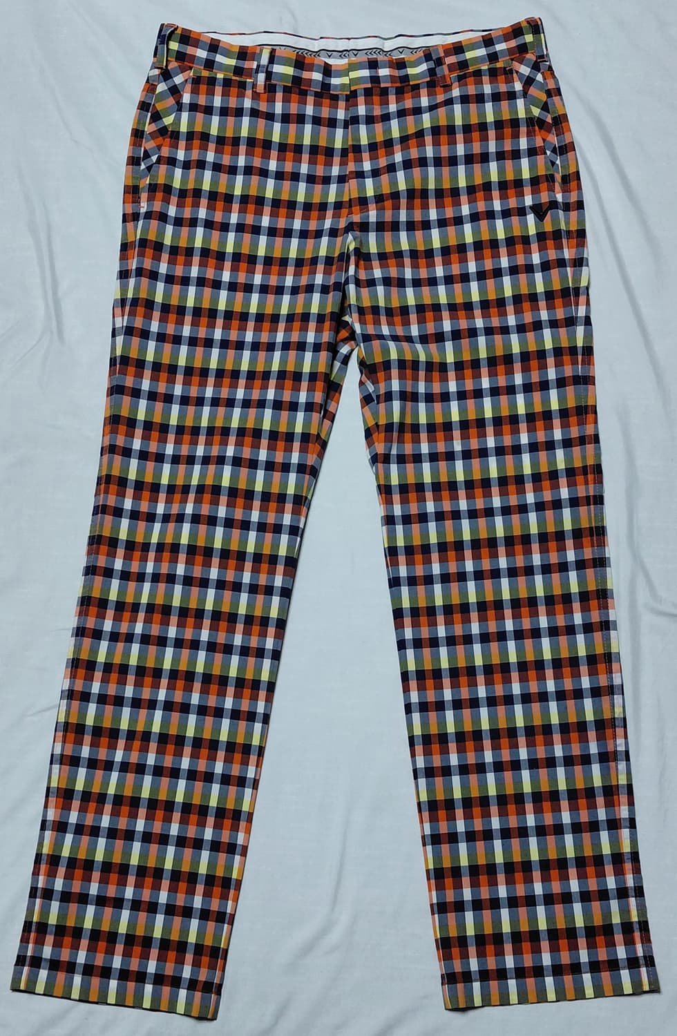 [남성 34-35] 캘러웨이 정품 멀티 체크 골프 팬츠 (상태 최상) 상품이미지2