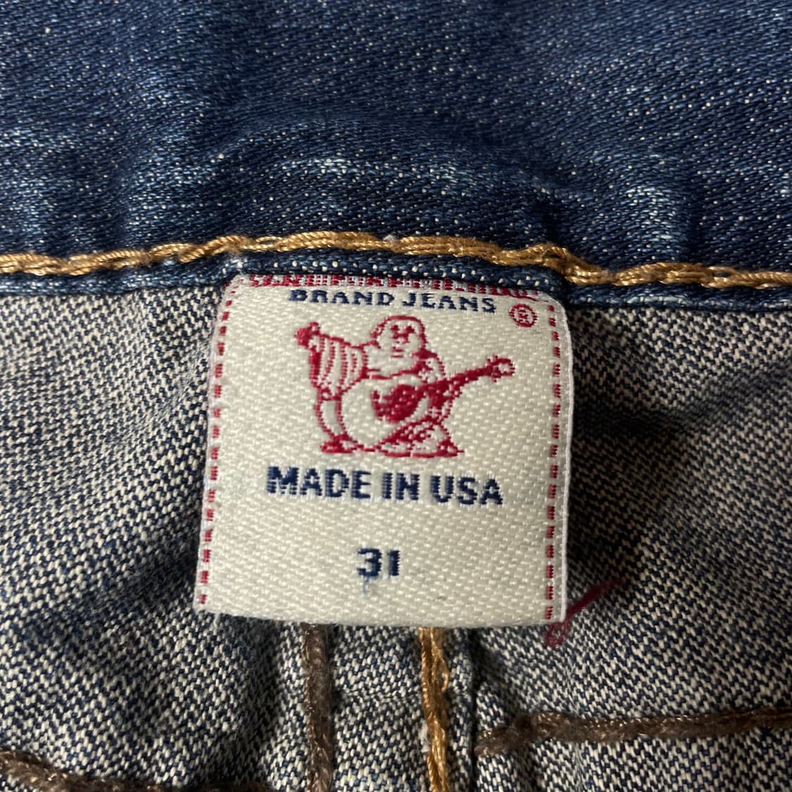 (31) 트루릴리젼 중청 스티치 워싱 데님 팬츠 상품이미지7