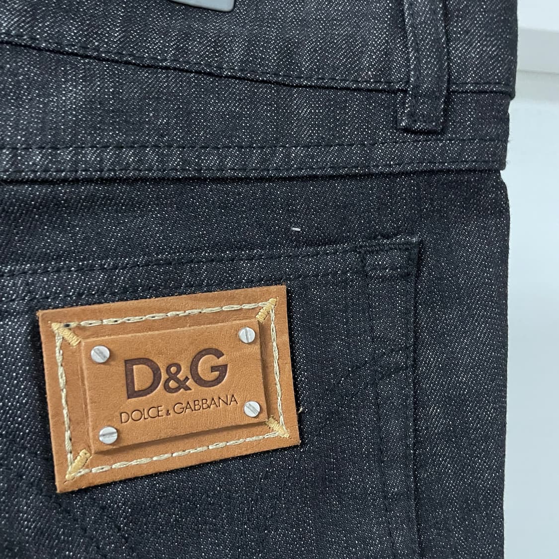 돌체앤가바나 흑청 데님 팬츠 31 상품이미지4