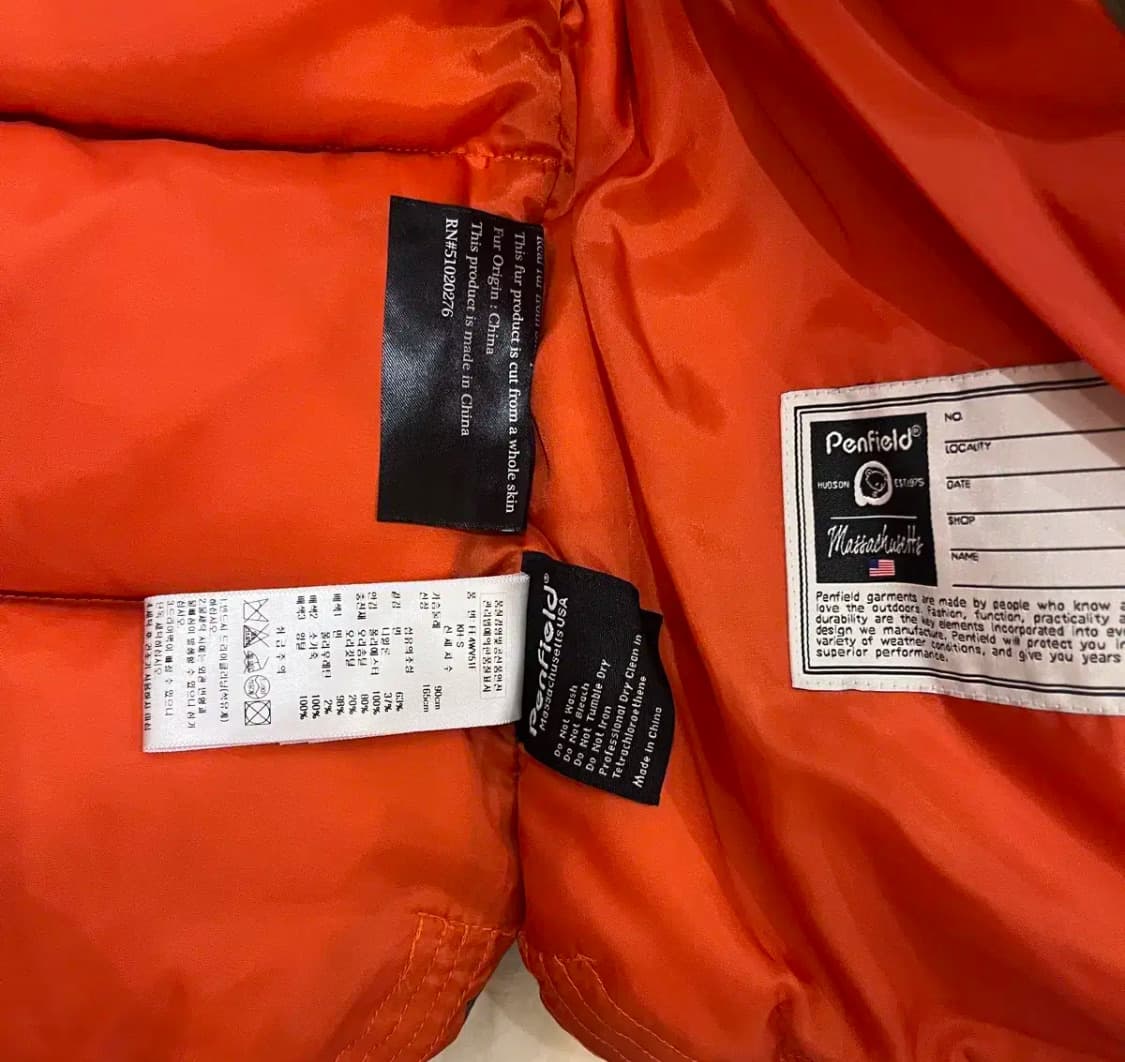 펜필드 패딩 조끼 S 사이즈 상품이미지4