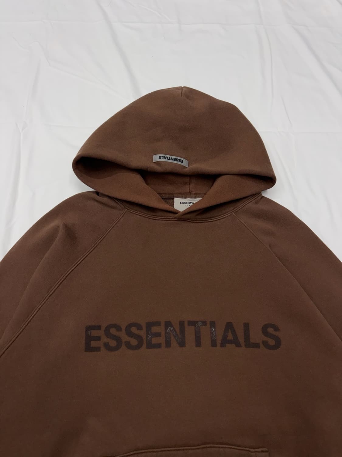 에센셜 피어오브갓 브라운 후드티 Size:M 상품이미지3