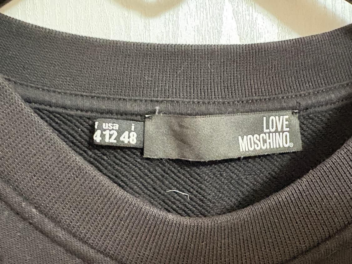 (진짜 신기함 영상제공가능) love moschino 렌티큘러 맨투맨 상품이미지3