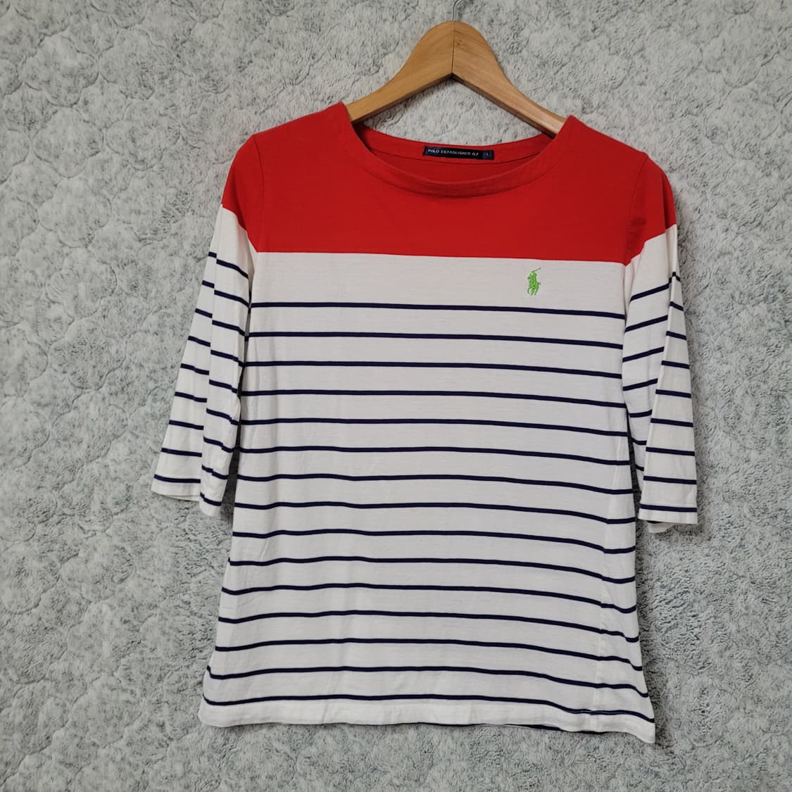 G606 [L] 폴로 7부 반팔 티셔츠 상품이미지1