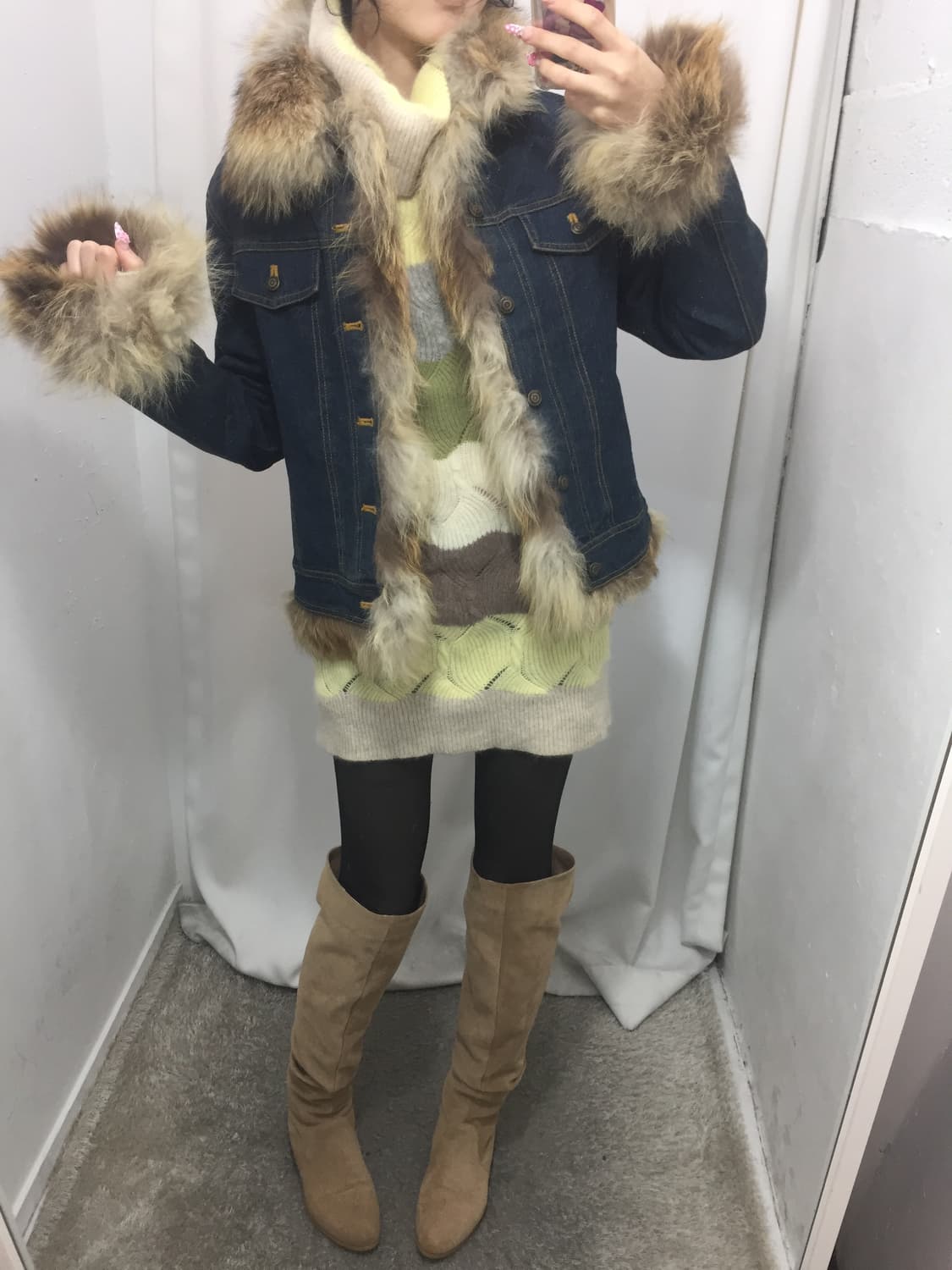 퍼 청자켓 코디🐺  상품이미지2