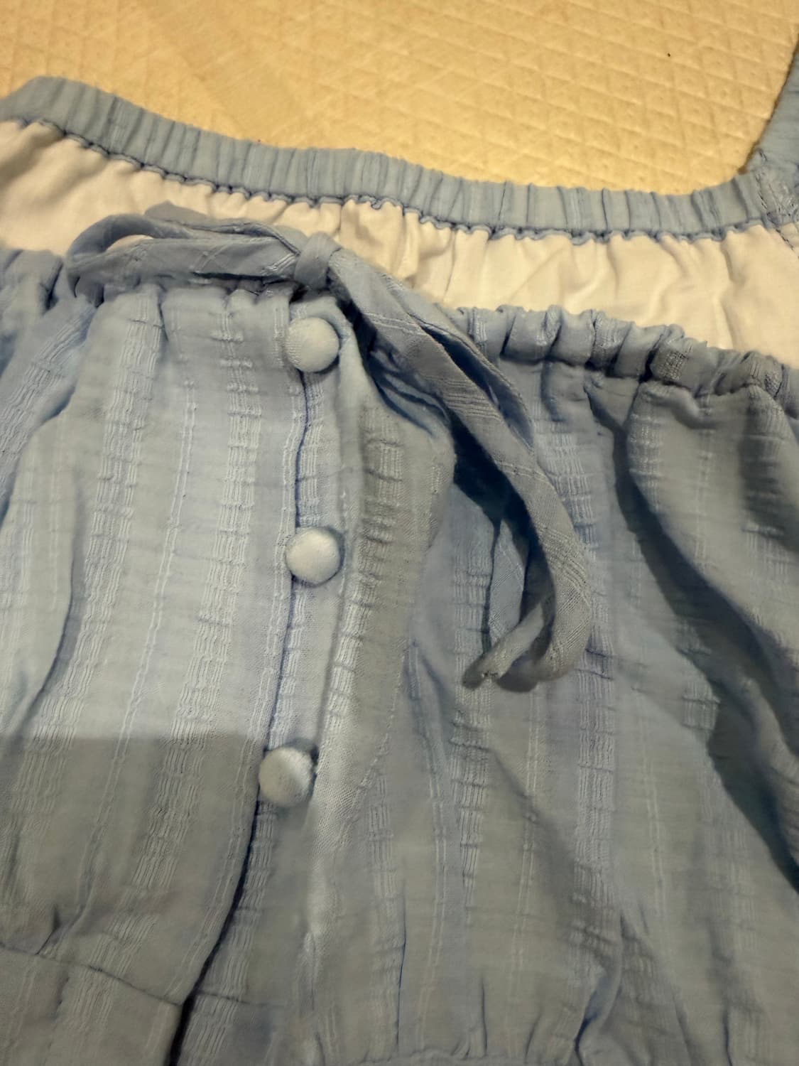 앤유 스카이 퍼프 블라우스 상품이미지2