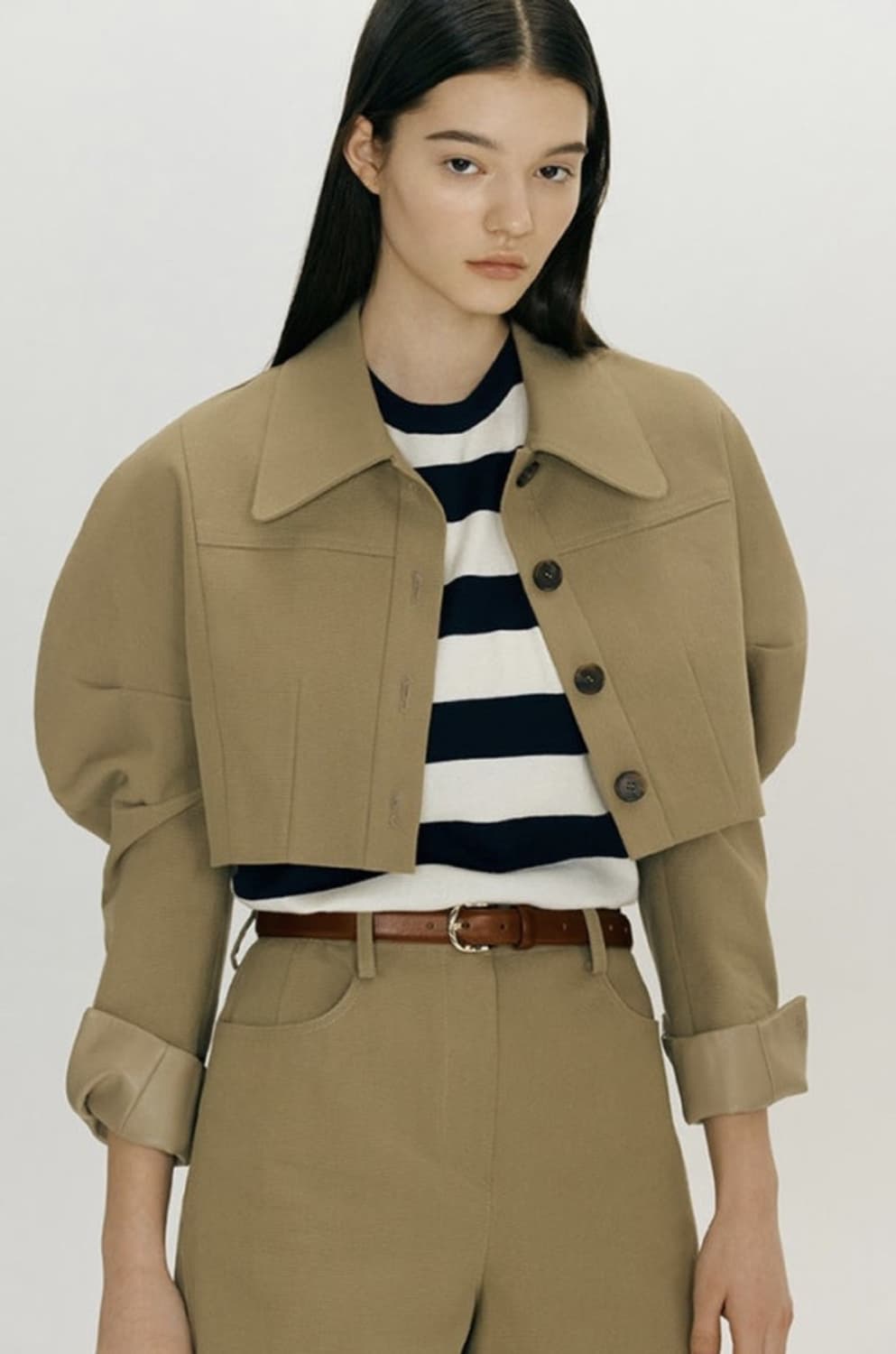 앤유 볼륨 퍼프 자켓  상품이미지1