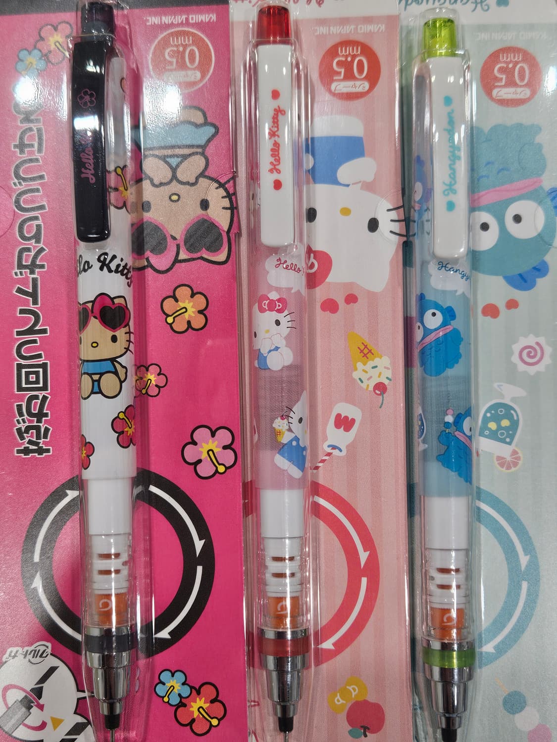 (정품)키티 한교동 다마고치 짱구 시나모롤 쿠로미 쿠루토가 0.5mm 샤 상품이미지2