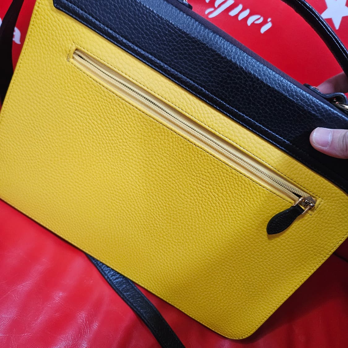 세인트스코트 컬러블럭 사첼백 Free 상품이미지6