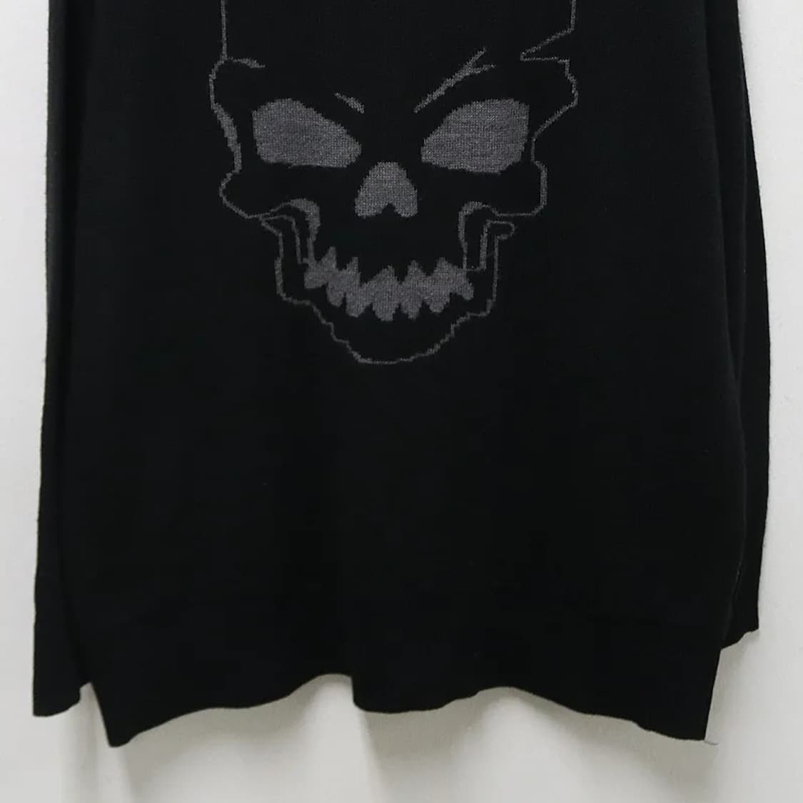 E HYPHEN WORLD GALLERY 스컬 울 혼방 니트 61121 상품이미지4