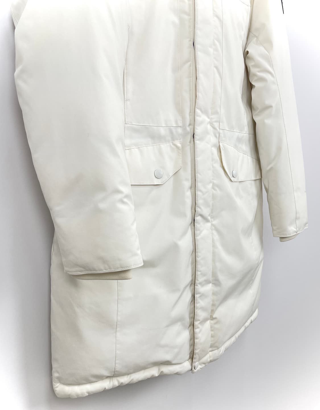 코오롱스포츠 라쿤퍼 거위털 다운 롱 패딩 파카 상품이미지3