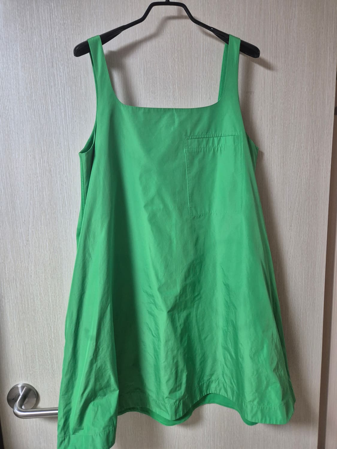 cos 코스 콘트라스트 패널 미니 드레스 그린 라지 (23년) 상품이미지4