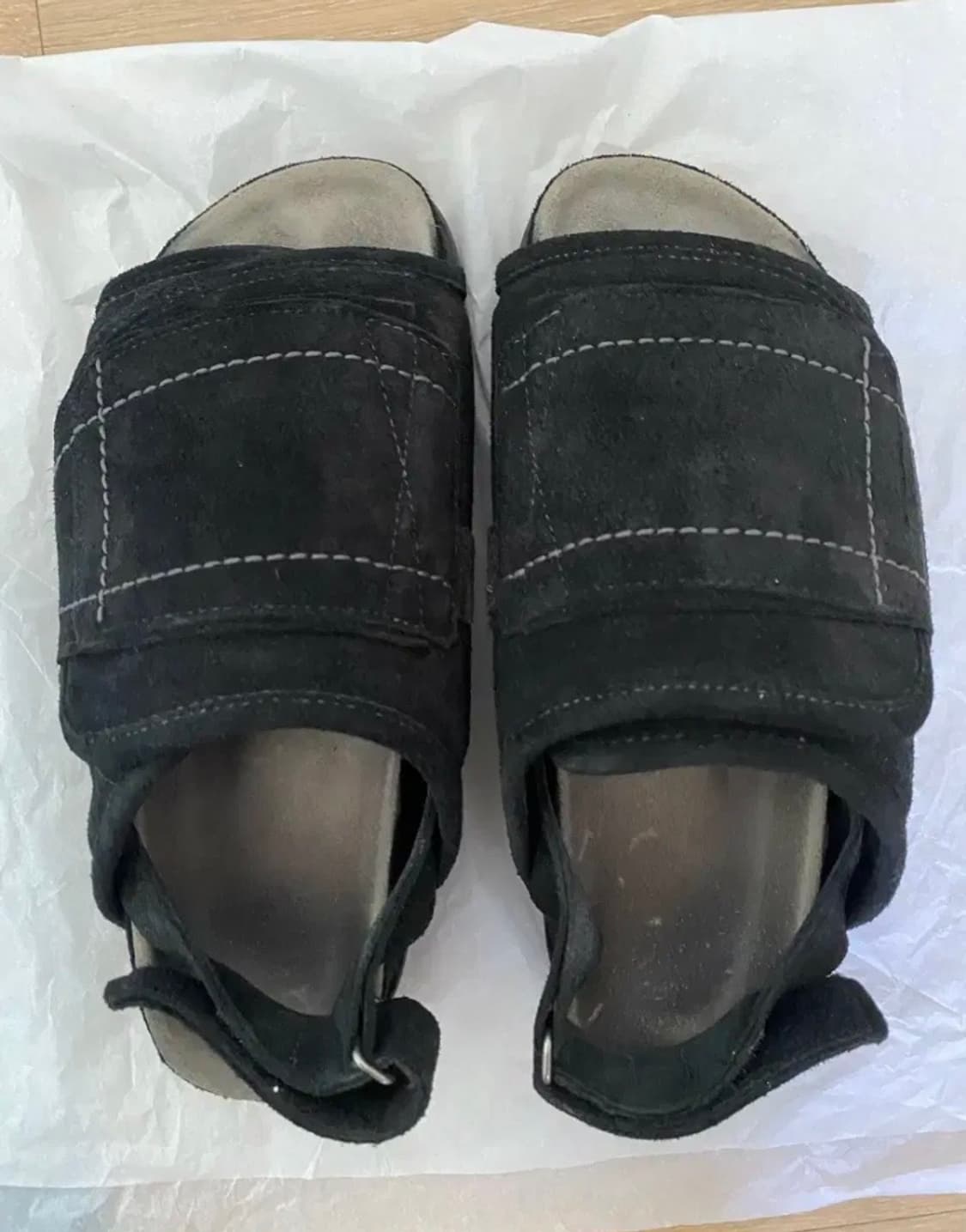 [3] 폴리테루 점보 슬라이더 샌들 블랙 상품이미지4