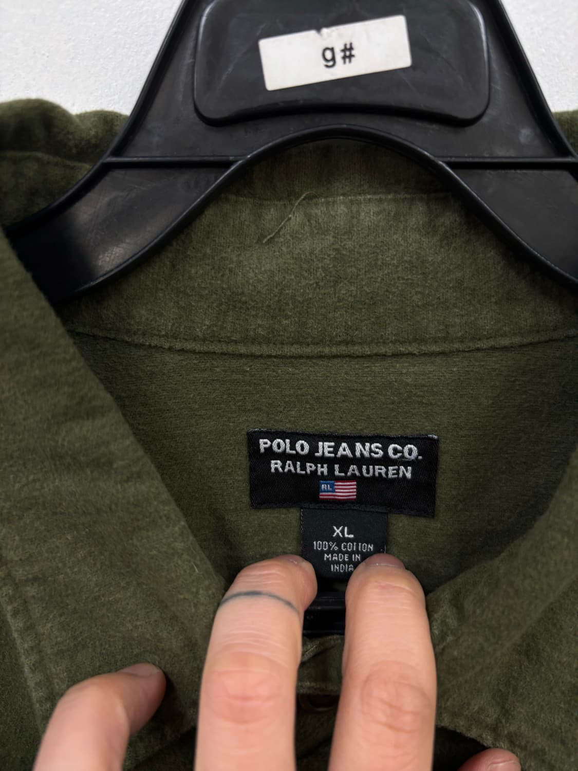 폴로랄프로렌 플란넬 긴팔셔츠 상품이미지5