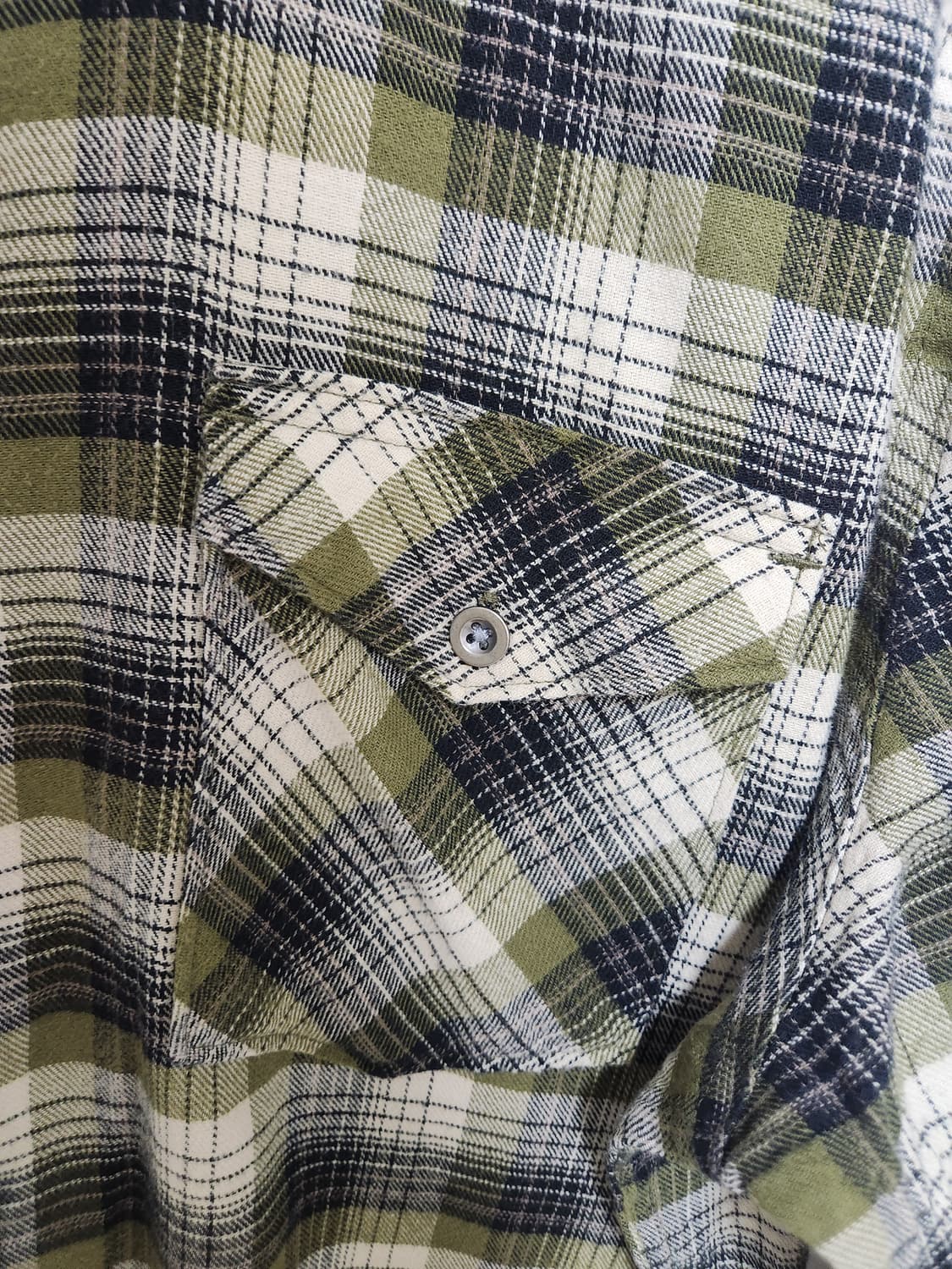 랭글러Wrangler 체크 플란넬 셔츠 L - S79 상품이미지6