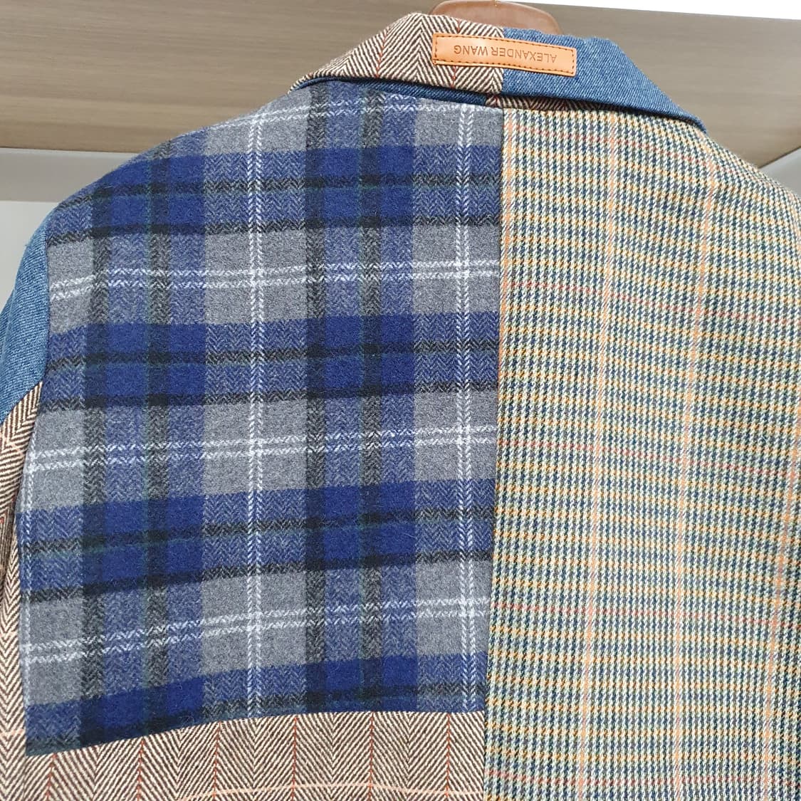 데님 울 패치워크 자켓 상품이미지5