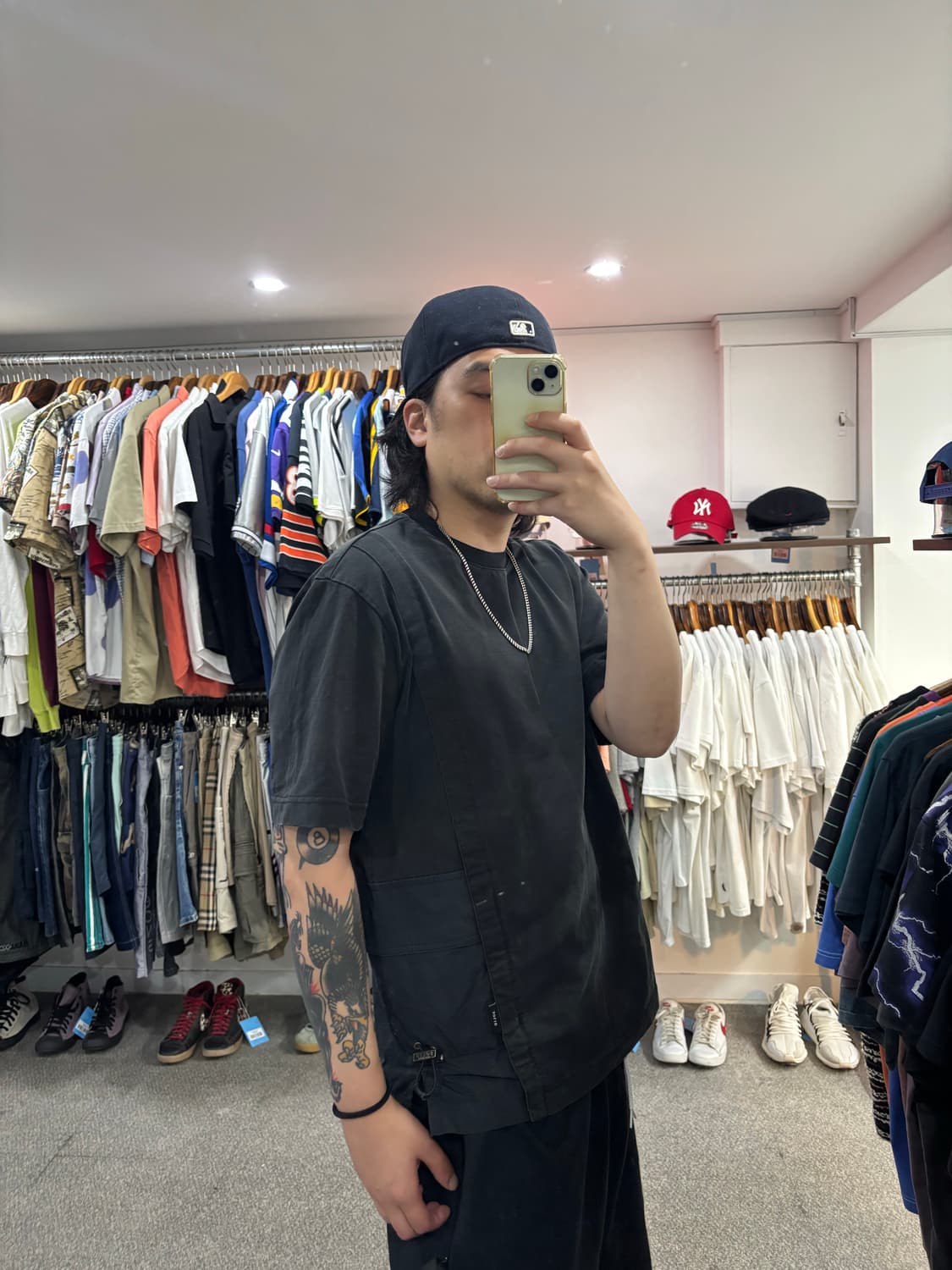 솔리드옴므 사이드 나일론 포켓 반팔 상품이미지6