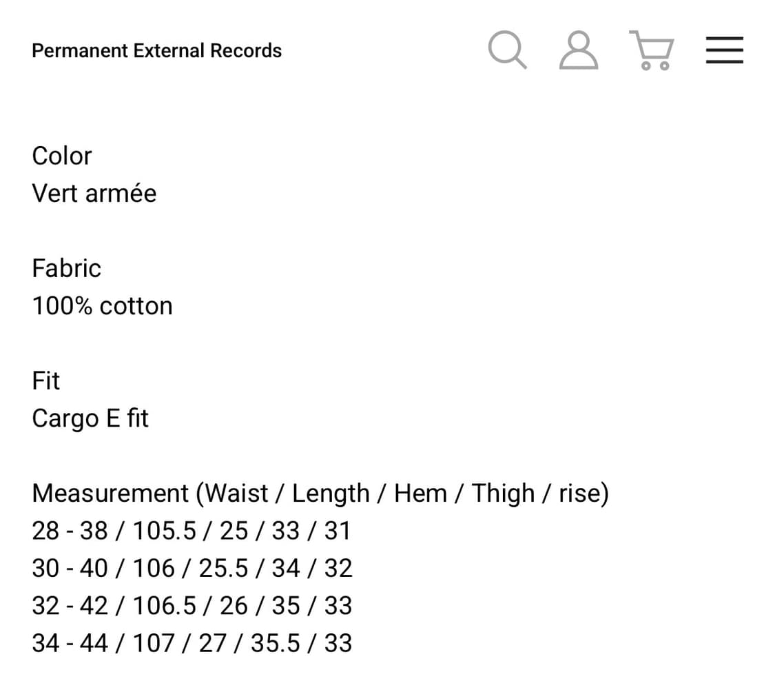 Mer - cargo pants 상품이미지2