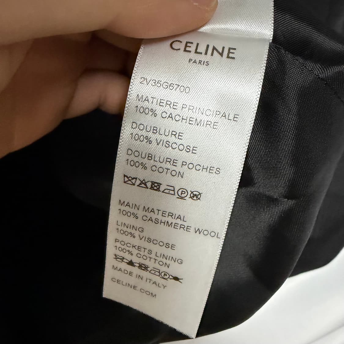 [S+급/36] 셀린느 울 캐시미어 테디 후드자켓 여성자켓 상품이미지8