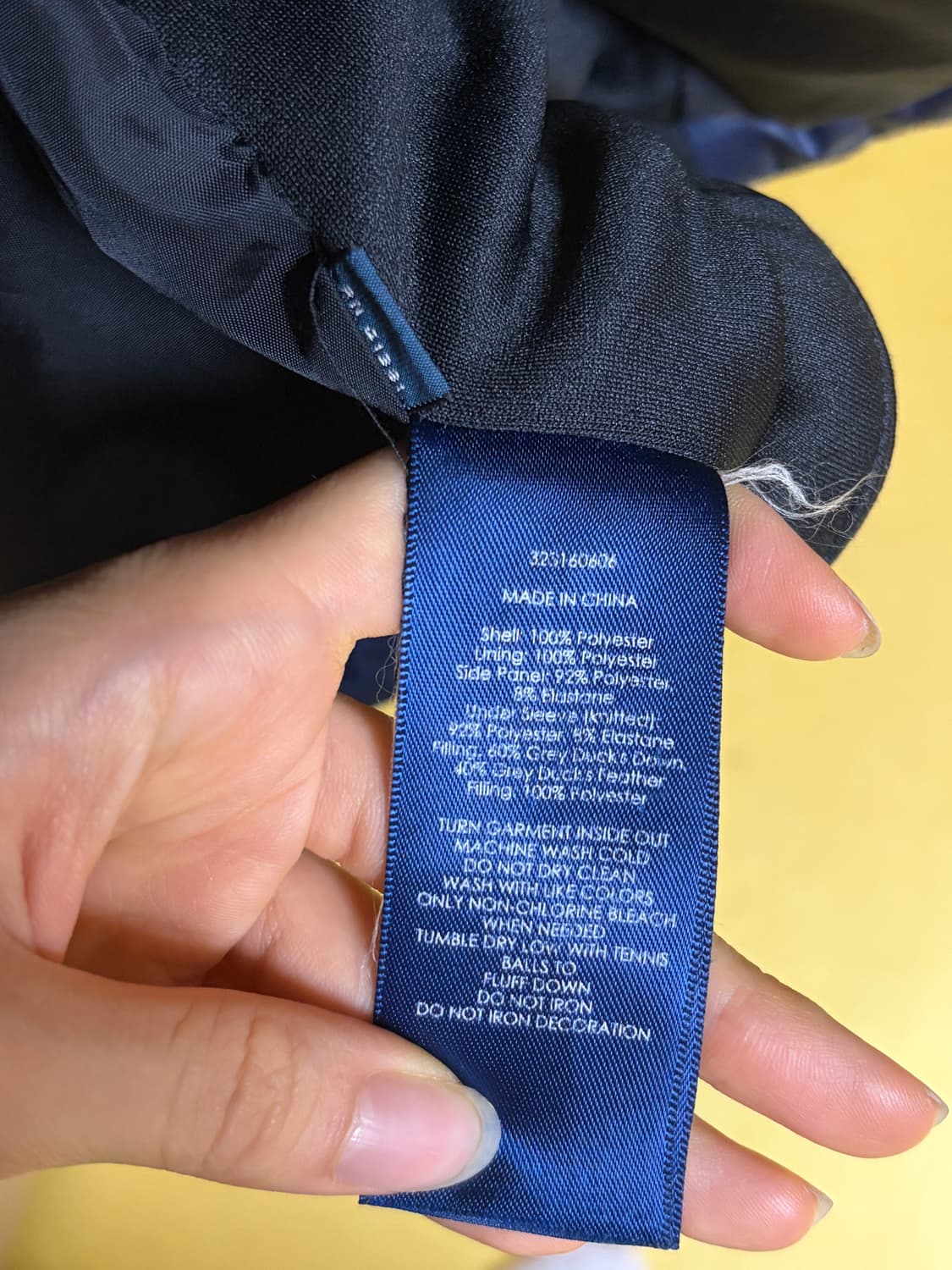 폴로 빅포니 네이비 폴리 덕다운 패딩 자켓 상품이미지7