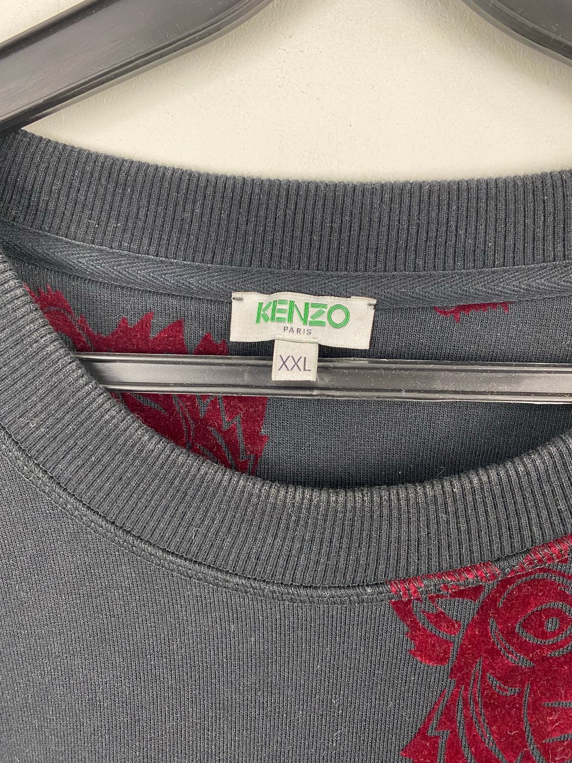 KENZO 겐조 타이거 벨벳 맨투맨 스웻셔츠 XXL 상품이미지3
