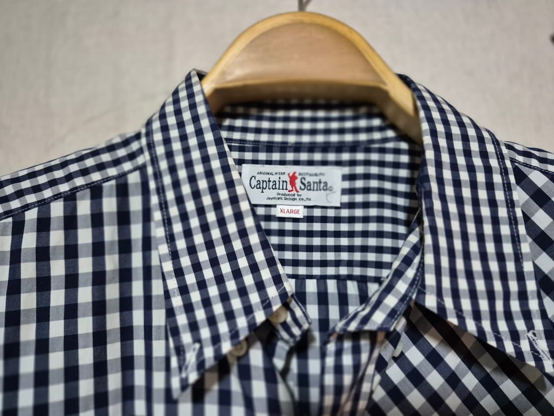캡틴산타 체크반팔셔츠( XL) 상품이미지5