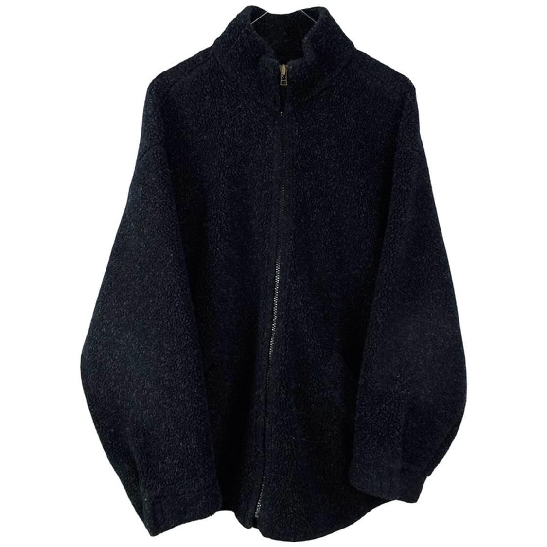 [리바이스] 오버사이즈 쉐르파 플리스 집업 자켓 챠콜 M19599 상품이미지2