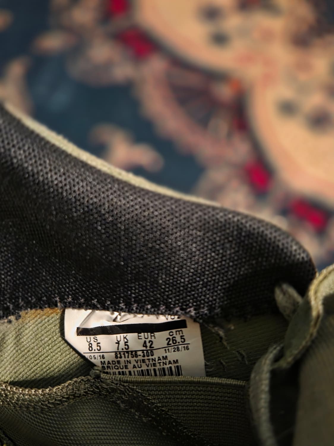 [265mm] 나이키 SB 올리브 스웨이드 스니커즈 (스트릿/데일리) 상품이미지5