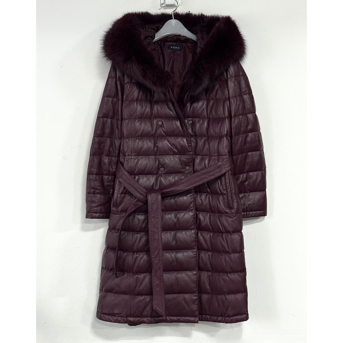 로보 ROBO 폭스퍼 후드 롱 다운 점퍼 상품이미지3