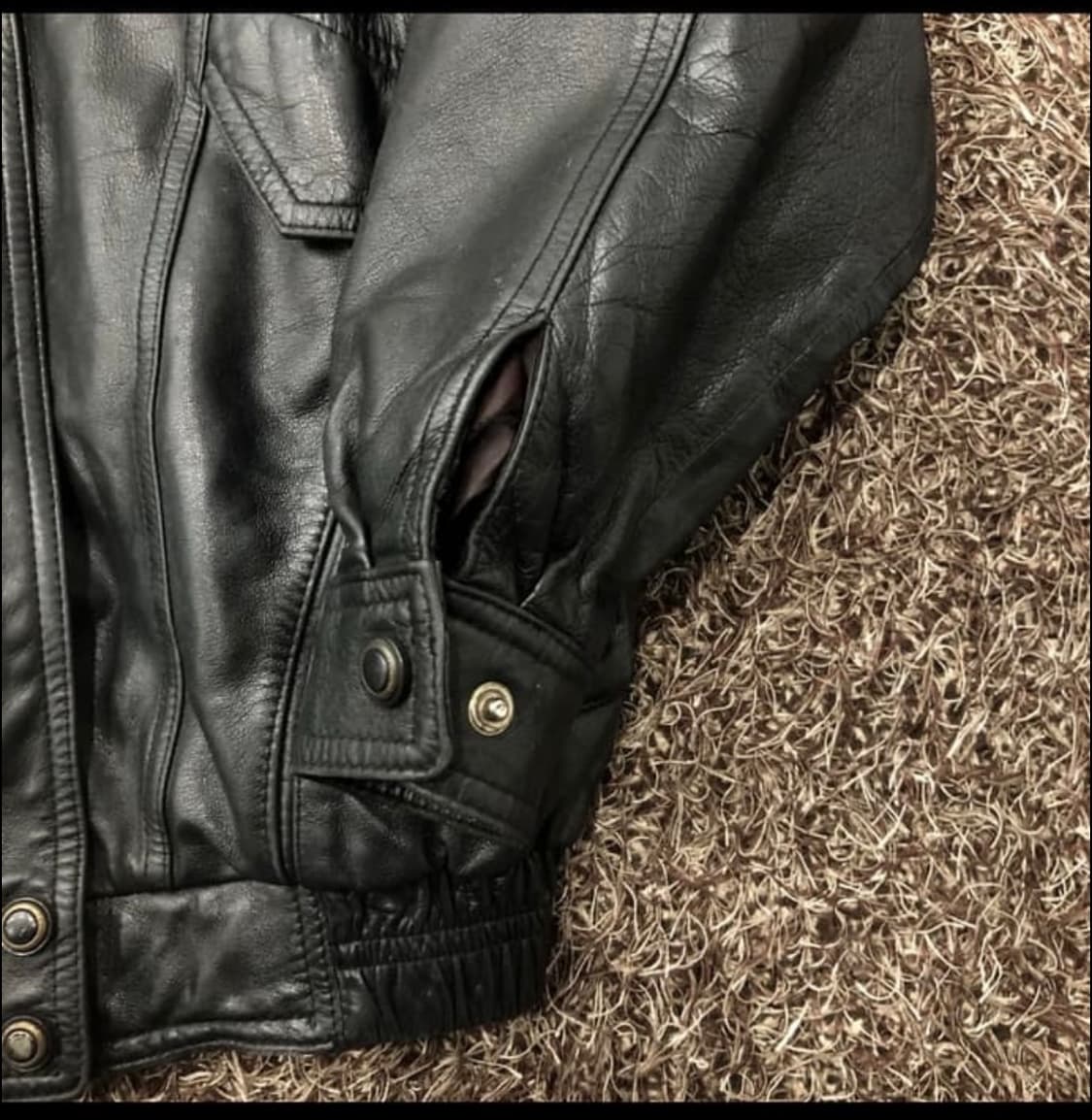 빈티지 양가죽 봄버 레더 가죽 자켓 상품이미지3