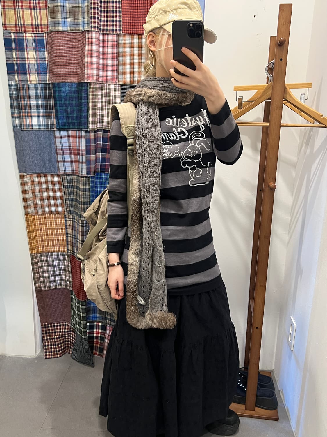 히스테릭글래머 버니 스트라이프 롱슬리브 상품이미지3