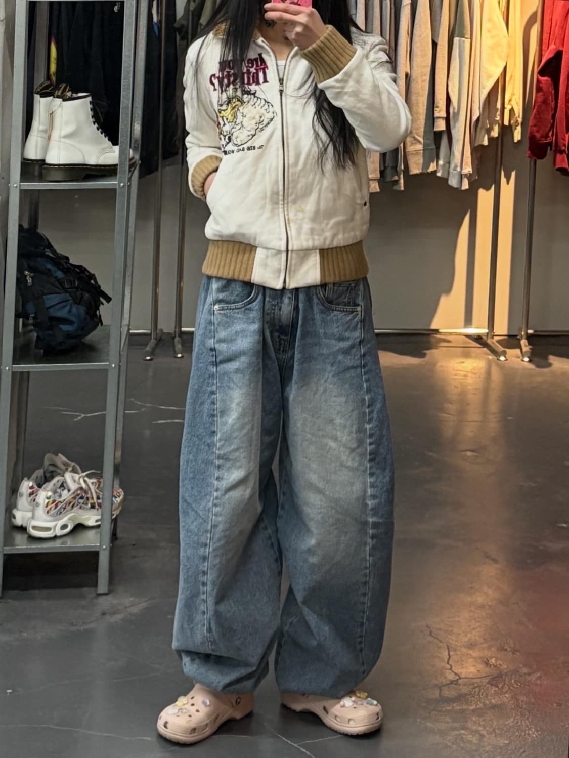 에스크 자수 디테일 코듀로이 자켓 A3189 상품이미지1