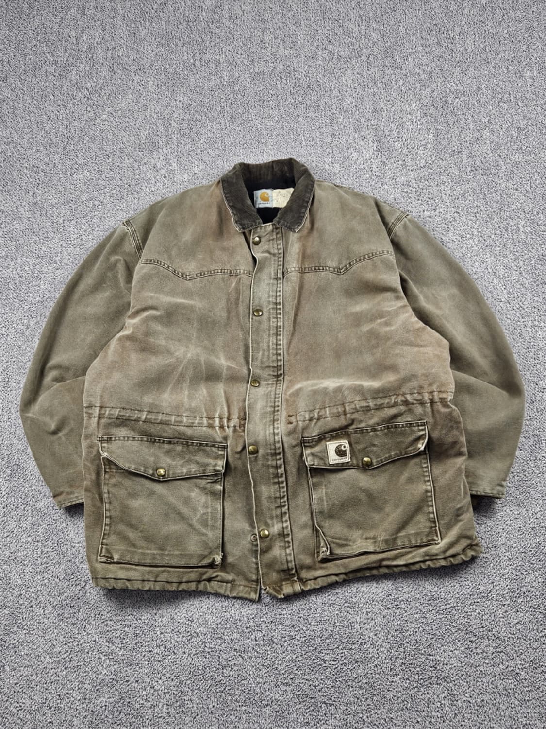 90's USA 칼하트 덕 워크 아크틱 초어 자켓 (XL) / 10072 상품이미지1