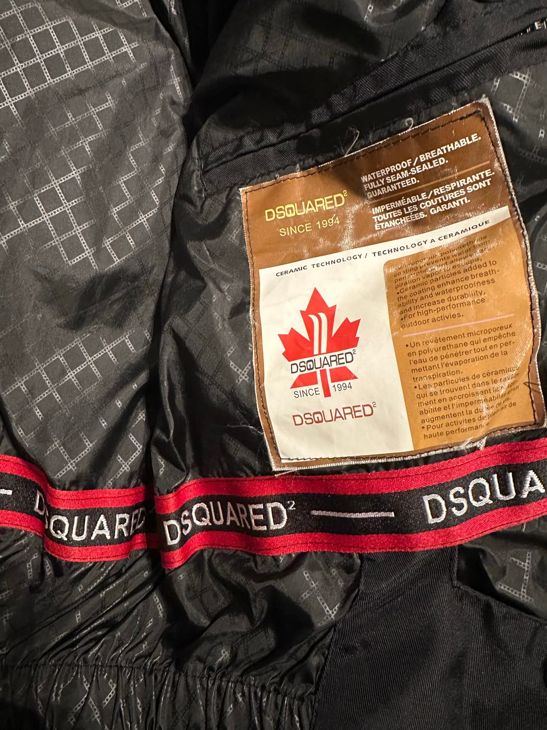 디스퀘어드2(Dsquared2) 후드 패딩 자켓 L 상품이미지3