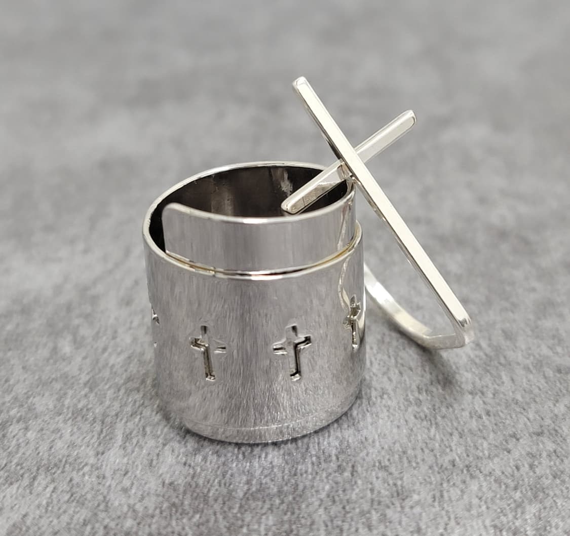 cross ring set 상품이미지1