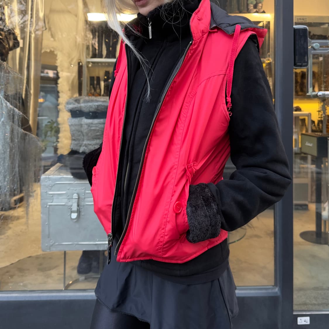 2007 빈티지 할리데이비슨 트라이벌 패딩 베스트 상품이미지6