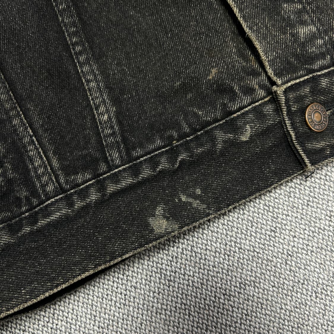 리바이스 90s 70748 빈티지 워시드 흑청자켓(105) 상품이미지9