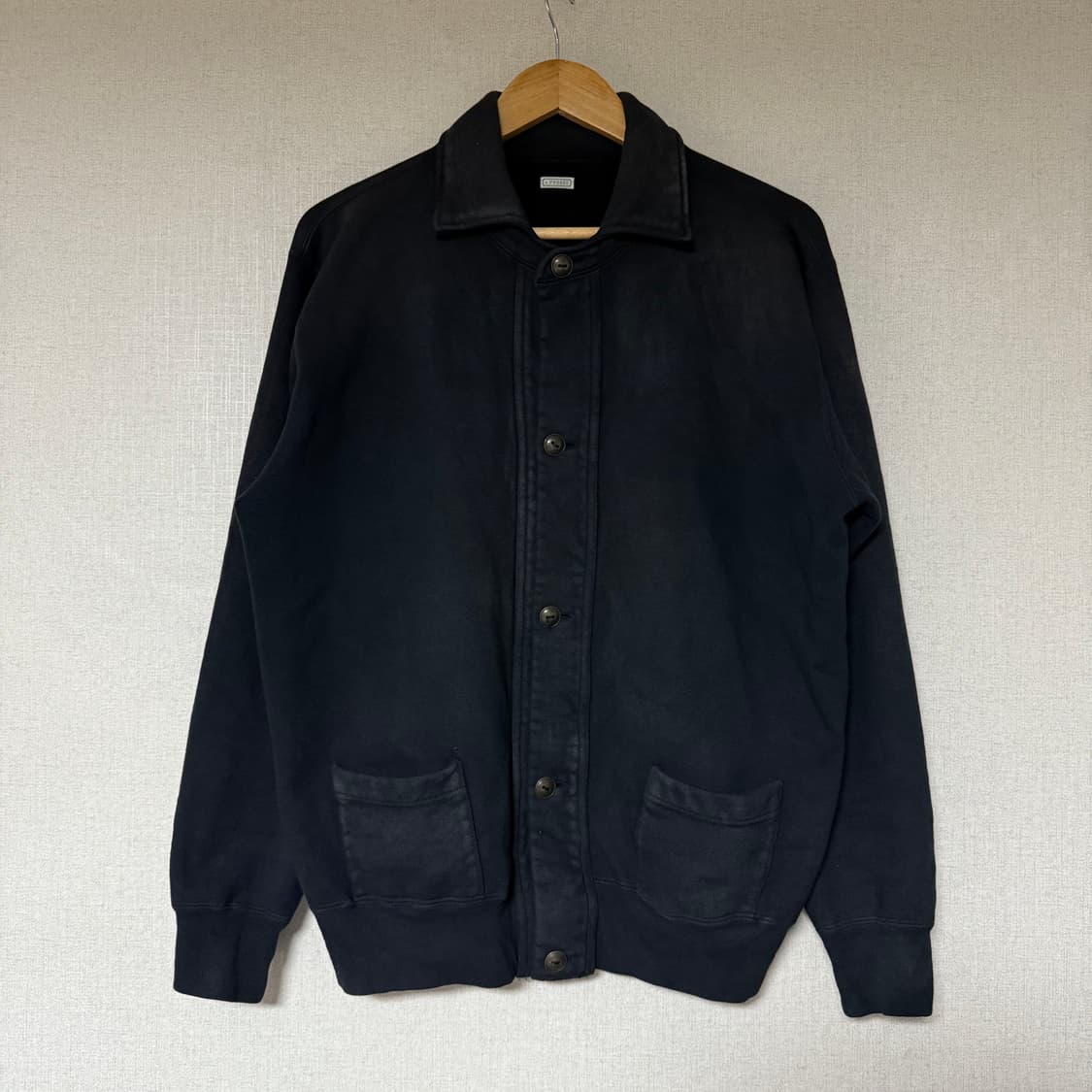 [2]아프레쎄 A.PRESSE 25AW 빈티지 스웻 가디건 상품이미지6