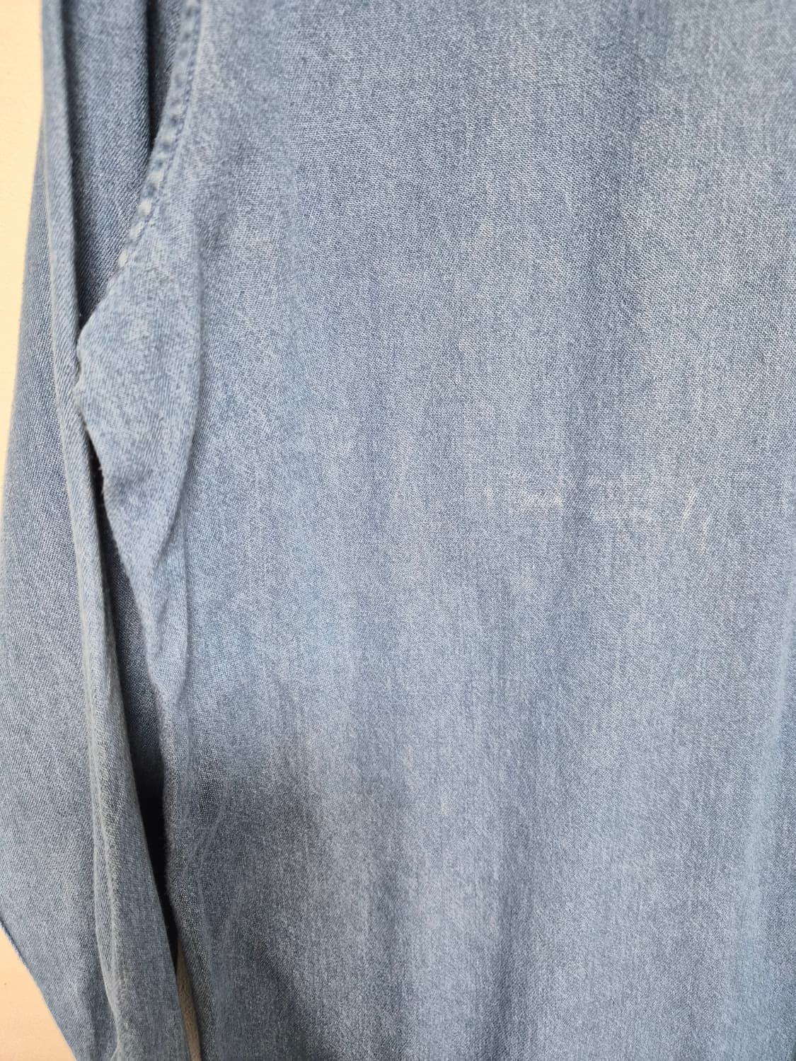 칼하트Carhartt 카라 배색 데님 셔츠 M - S223 상품이미지6