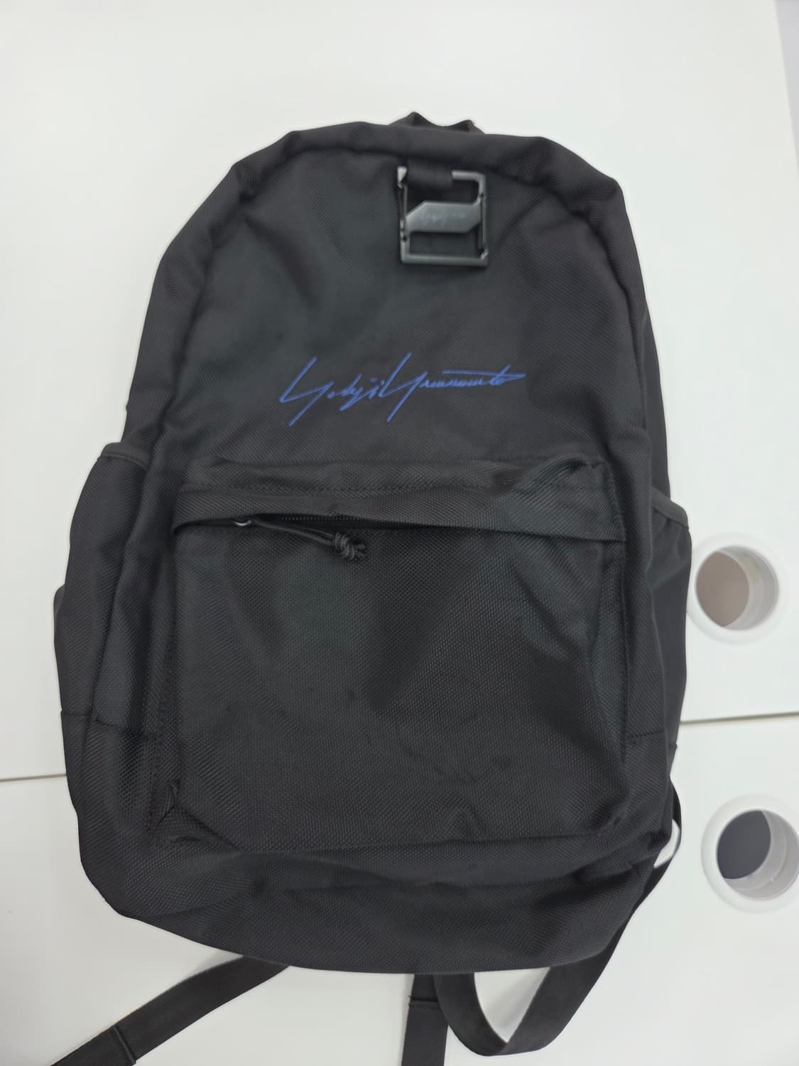 요지 야마모토 X 뉴에라 콜라보 블랙 백팩 상품이미지1
