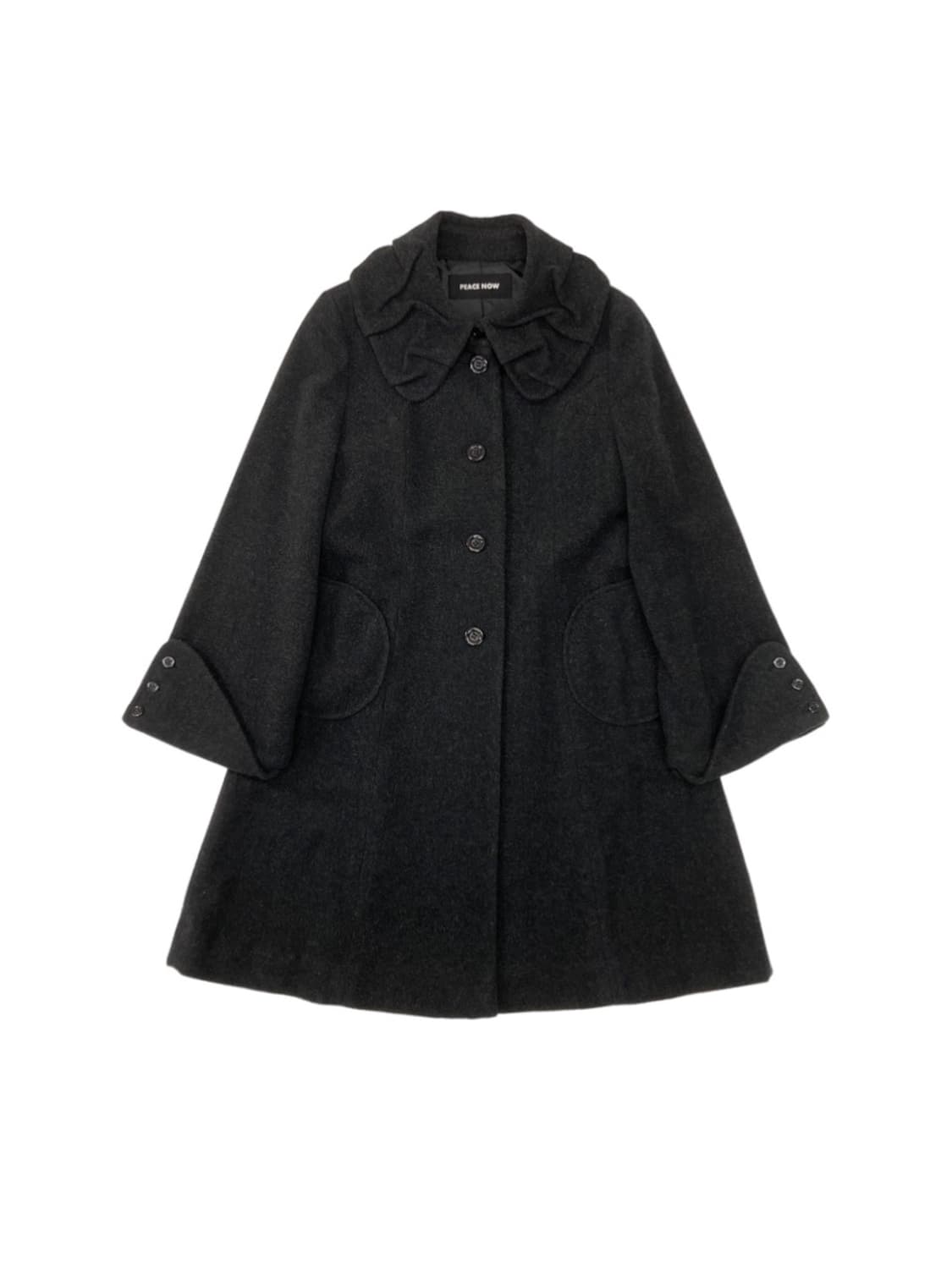 Peace Now Flare Wool Coat 상품이미지1