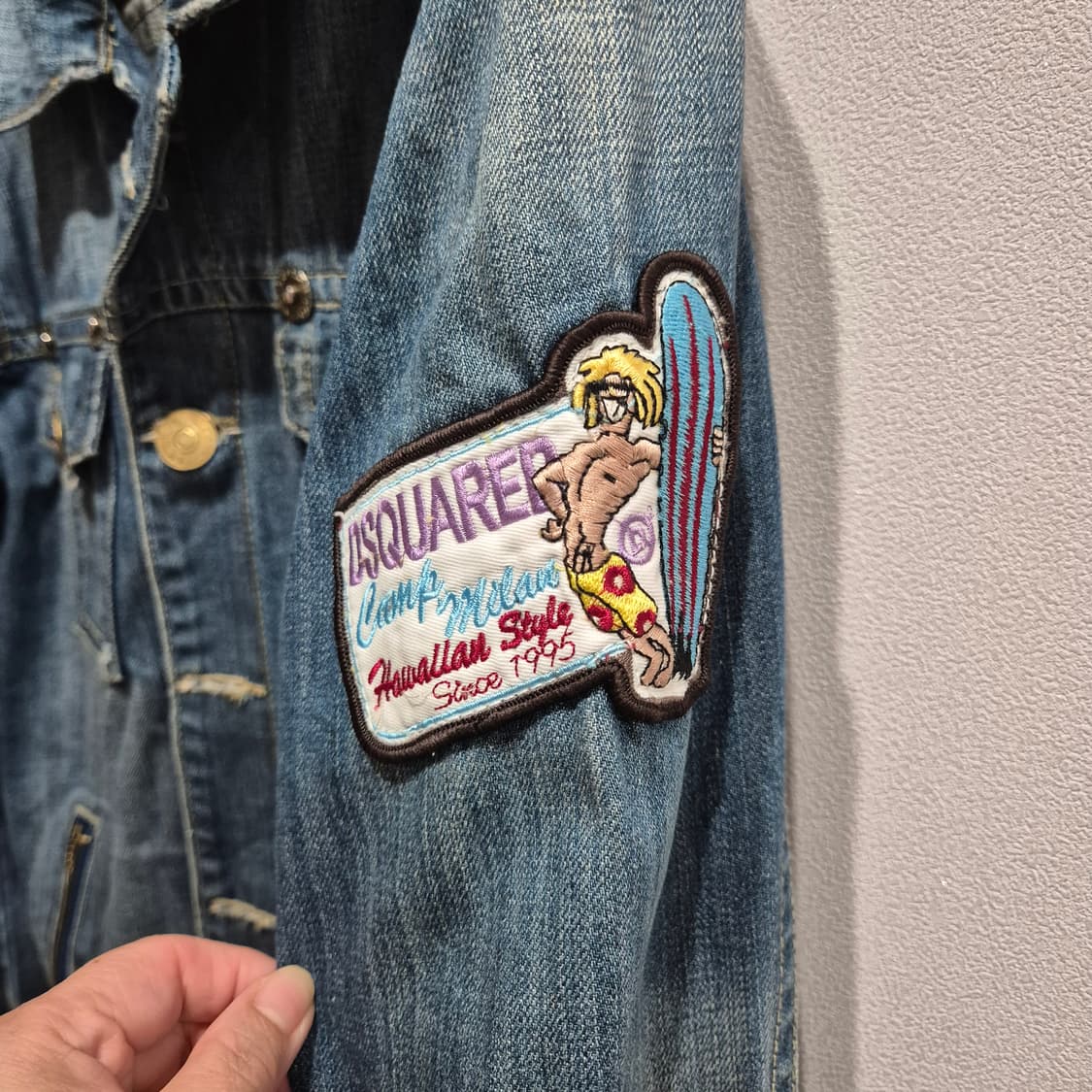 Dsquared2 디스퀘어드 패치 데님 자켓 상품이미지3